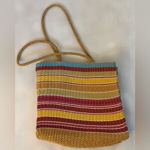 Kathy Jeanne Straw Woven Mexican Beach Bag Tote Purse Summer Ready Large